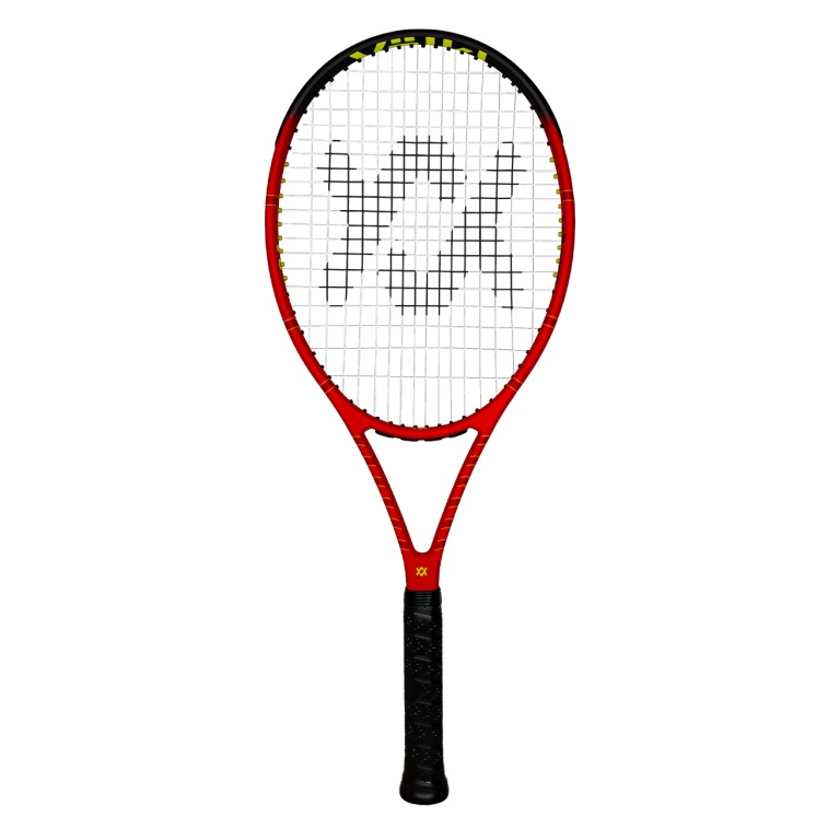 Völkl Tennisschläger Vöstra V8 100in/315g/Turnier 2024 rot - unbesaitet -